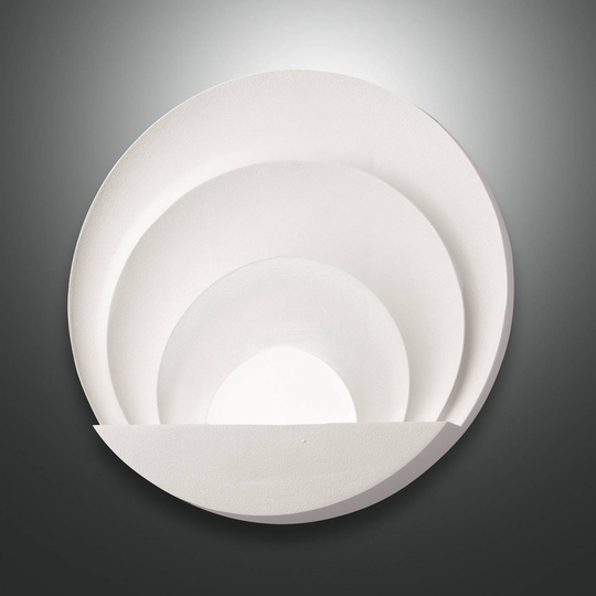 LED-vägglampa Sunrise, vit