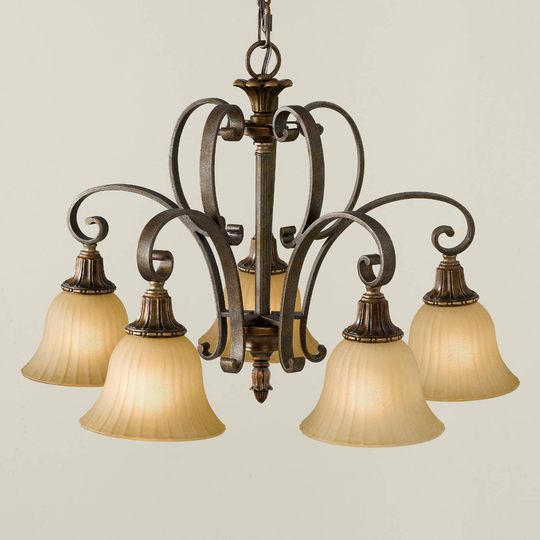 Tilltalande taklampa KELHAM HALL, femarmad