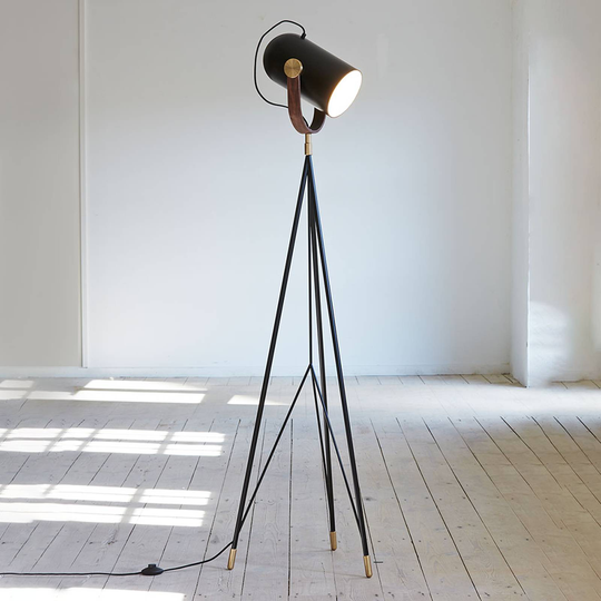 LE KLINT Carronade High - svart golvlampa