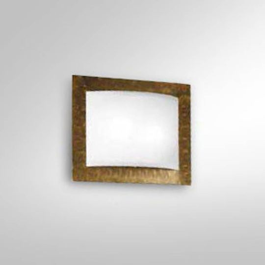 Vägglampa Metwally, rost, 25 x 33 cm
