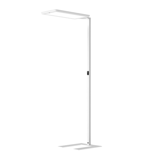 LED-golvlampa Yara.single 4 000 K, BT, PIR, vit