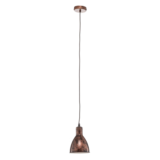 Priddy 1 vintagependellampa 1 lampa, koppar antik
