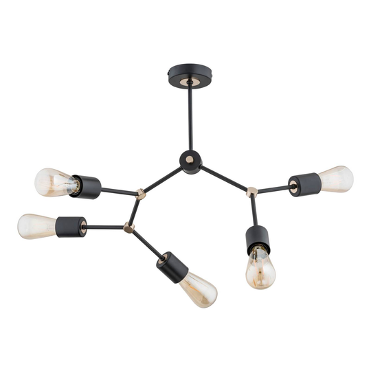 Taklampa Glotter, 5 lampor