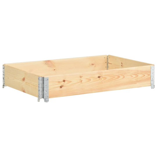 vidaXL Upphöjd odlingsbädd 80x120 cm massiv furu