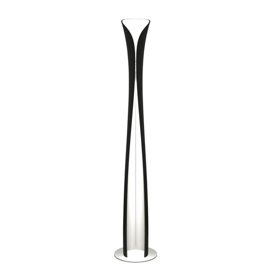 Artemide CADMO LED Golvlampa 3000K, Svart/Vit