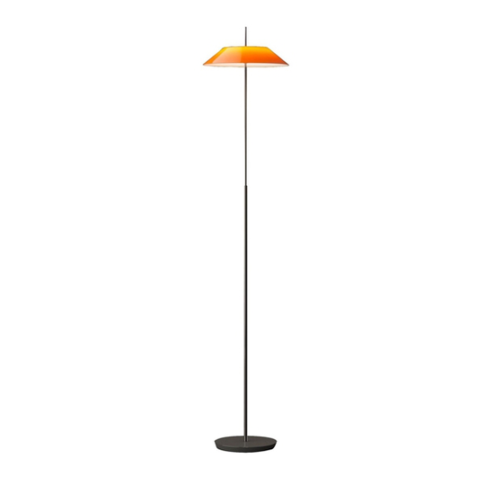 Vibia Mayfair Golvlampa Blank Orange och Svart