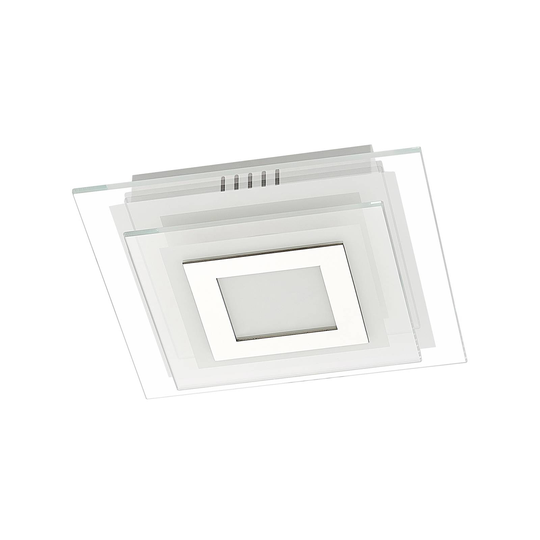 Lindby Arima LED-vägglampa, kantig