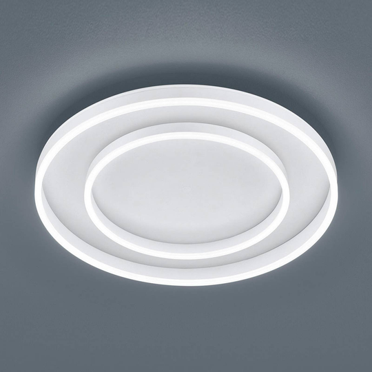 Helestra Sona LED-taklampa, dimbar Ø 60 cm vit