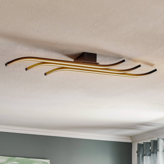 Trendig LED-taklampa Largo, svart