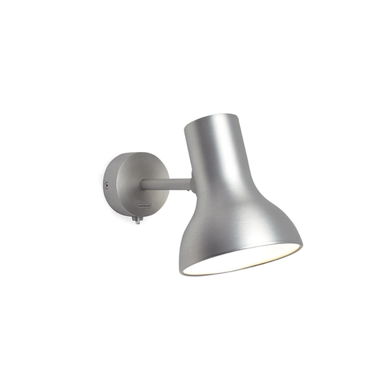 Type 75 Mini Metallic - Vägglampa, Silver Lustre