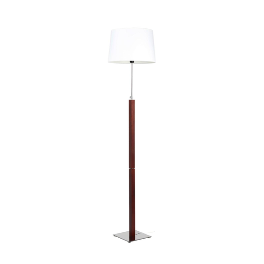 Aluminor Quatro Up golvlampa ebenholts/krom