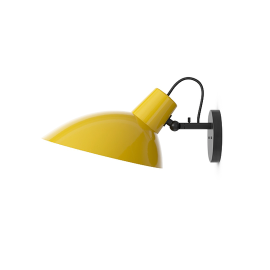 Astep VV Cinquanta Vägglampa Svart/Gul