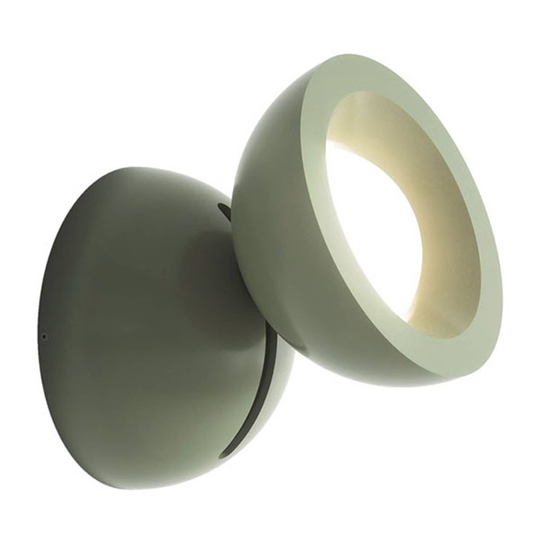Axolight DoDot LED-vägglampa, grön 15°