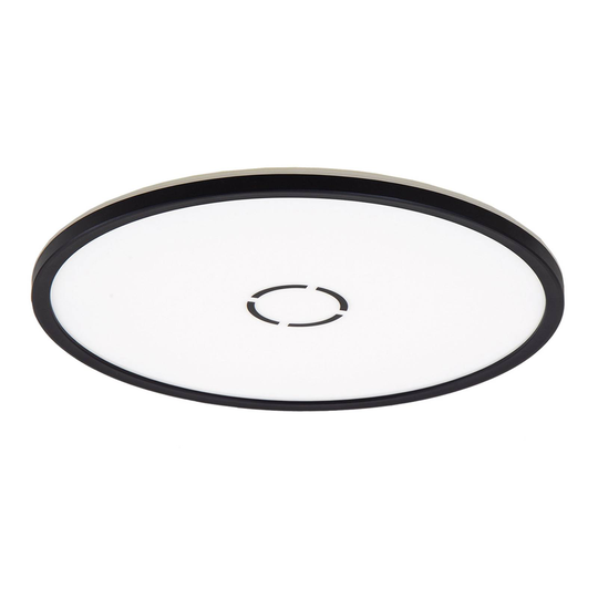 LED-taklampa Free, Ø 42 cm, svart