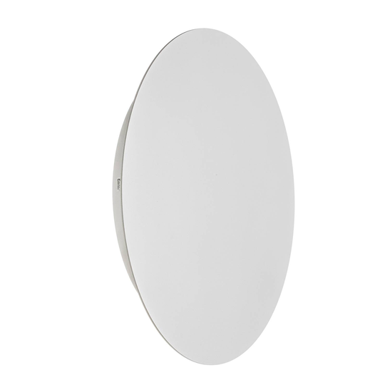 Escale Blade LED-vägglampa, matt vit, Ø 34 cm