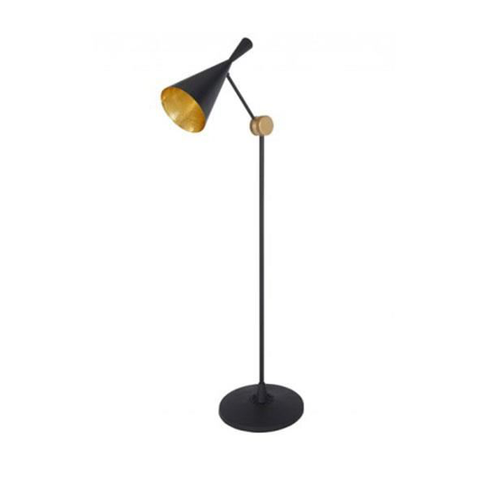Tom Dixon Beat Golvlampa Beat Svart & Mässing