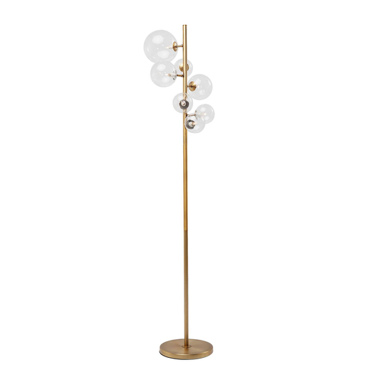 KARE Bello Sette golvlampa med glaskulor