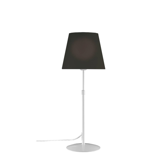 Aluminor Store bordslampa, vit/svart