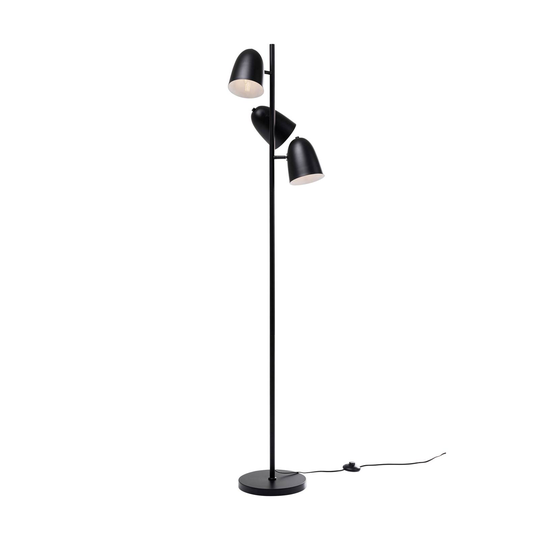Golvlampa Dr NoTriples 160 cm 3 lampor svart