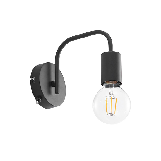 Lindby Erivana vägglampa, svart