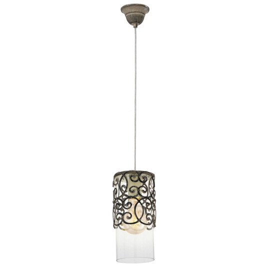 Taklampa Vintage brun