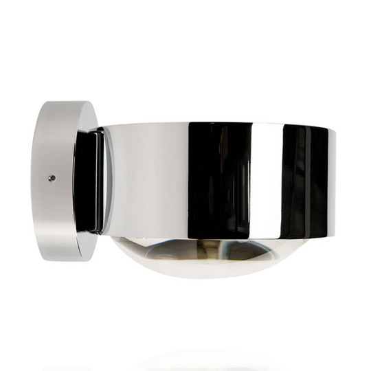 LED-vägglampa Puk Maxx Wall, krom