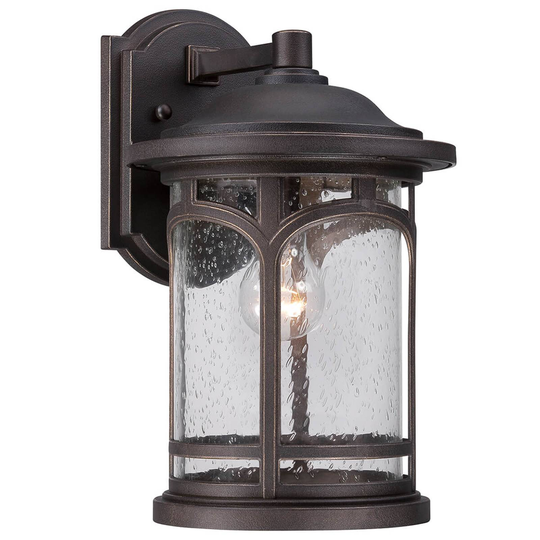 Utomhusvägglampa Marblehead, höjd 37 cm
