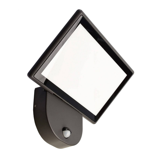 LED-utomhusvägglampa Alkes L med sensor, 30 cm