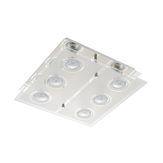 ELC Tahyla LED-taklampa, GU10, glas, 32 cm