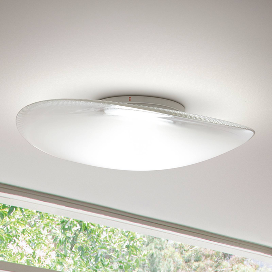 Fabbian Loop - LED-Glas-taklampa 3 000K