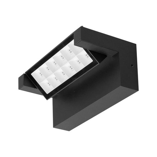 EVN Wav LED-utomhusvägglampa med vridbara LED:er