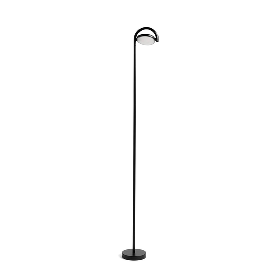 HAY Marselis LED-golvlampa justerbar, svart