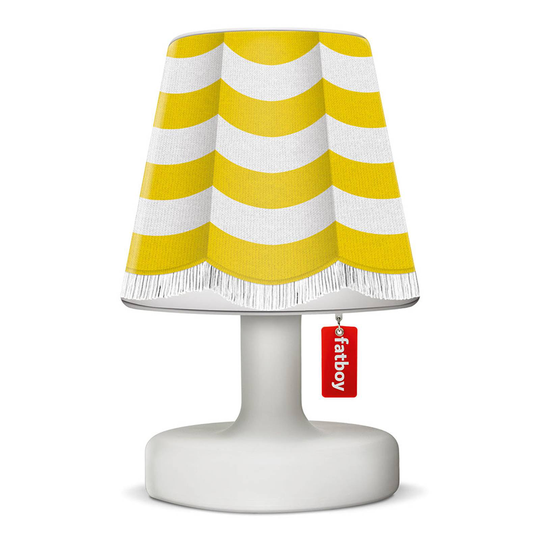 Fatboy Cooper Cappie skärm, stripe curtain yellow