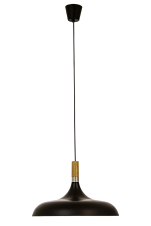 Sense Taklampa 42Cm Svart/Trä/Krom IP20