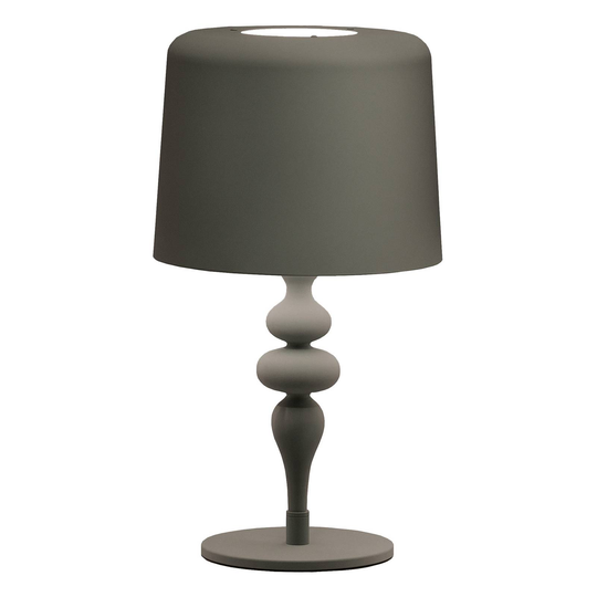 Bordslampa Eva TL1 M, höjd 53 cm mörkgrå