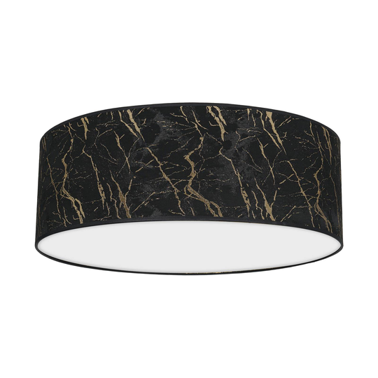 Taklampa Selma, svart-guld, Ø 50 cm