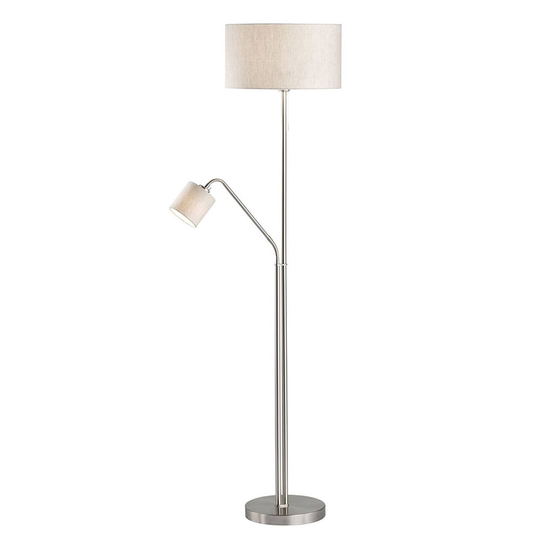 Textilgolvlampa Layer med läslampa sand