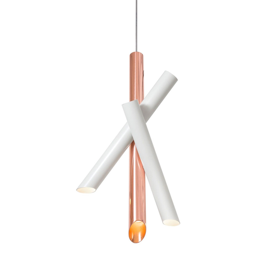 Nemo Tubes 3 Taklampa Vit/ Koppar
