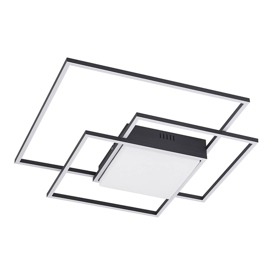Lindby Nelinka LED-taklampa, svart