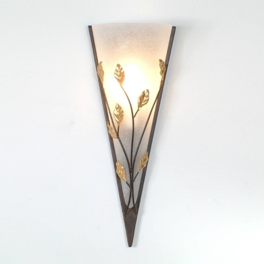 Konstnärlig vägglampa FOGLIA