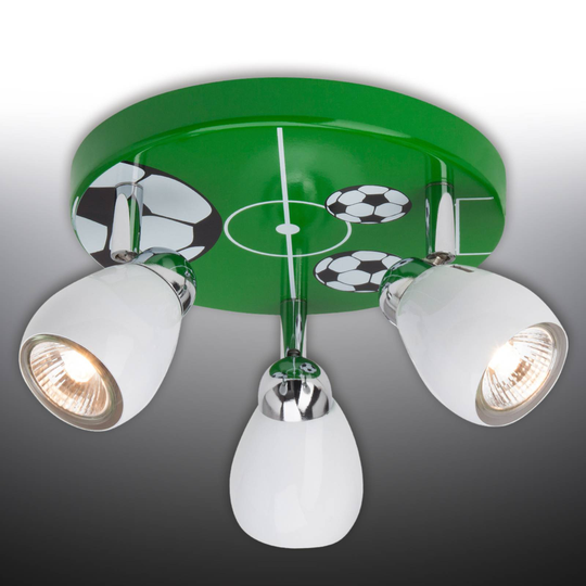 LED-taklampa Soccer, 3 lampor