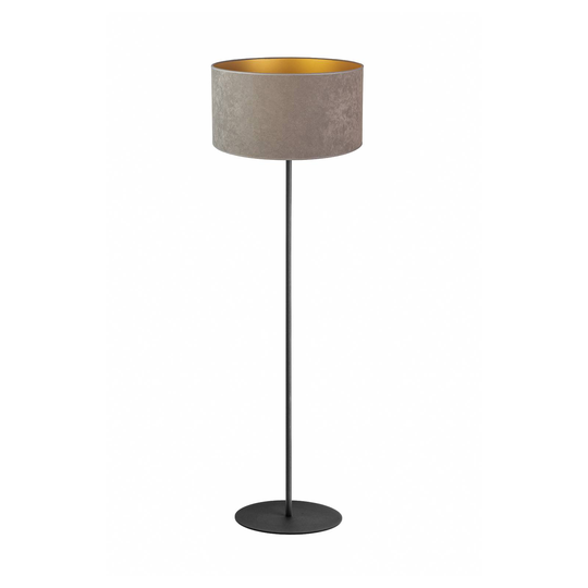 Golvlampa Golden Roller grå/guld