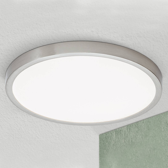 LED-taklampa Vika, rund, matt titan, Ø 30 cm