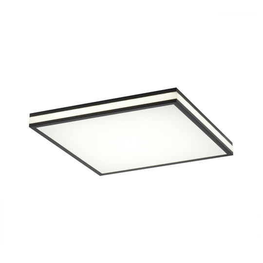 LED-taklampa Mario, CTT, RGB, 45x45 cm, svart