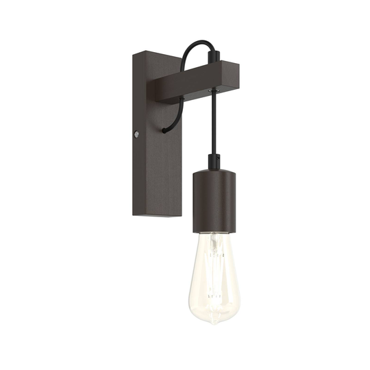 Vägglampa Tyske av trä, wengeträ