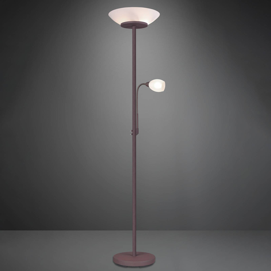 Golvlampa Gerry i rostfärg