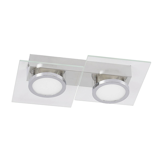 Lindby Imiria LED-taklampa, 2 lampor