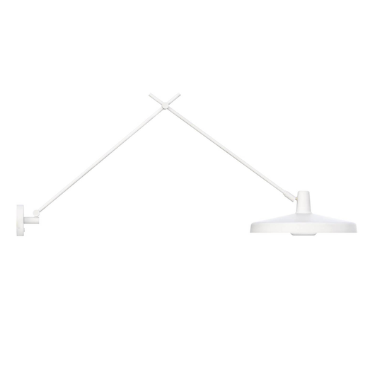 GRUPA Arigato vägglampa 1 lampa 140 cm Ø 45 cm vit