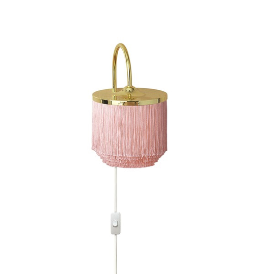 Warm Nordic Fringe Vägglampa Pale Rosa