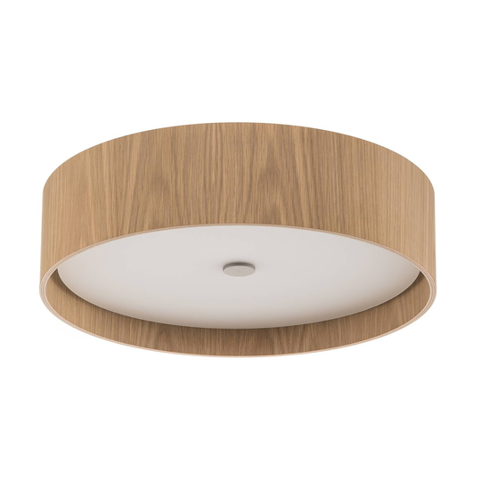 Trätaklampa Lara wood med LED-lampa 43 cm